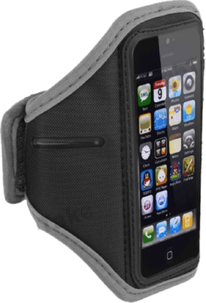 Capa Braçadeira Impermeável para Iphone 5 Cinza